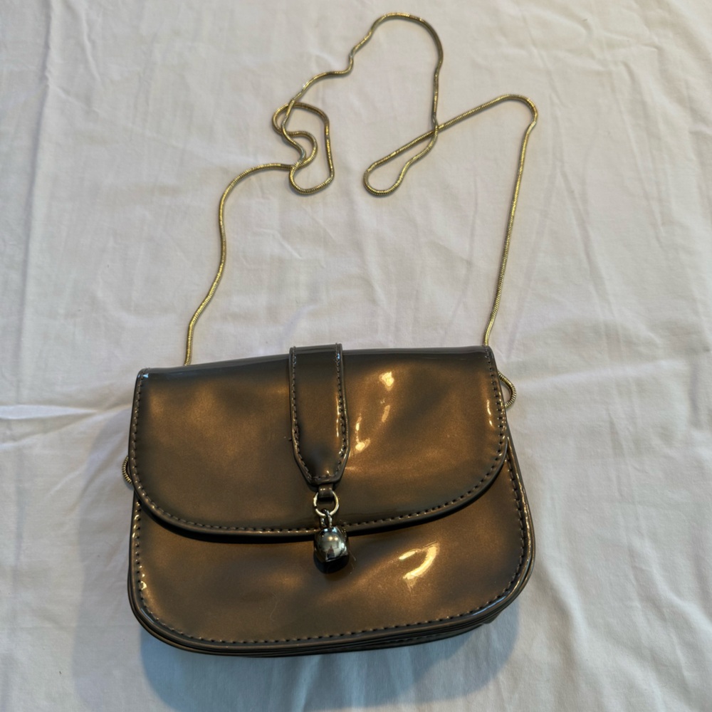 Pewter crossbody